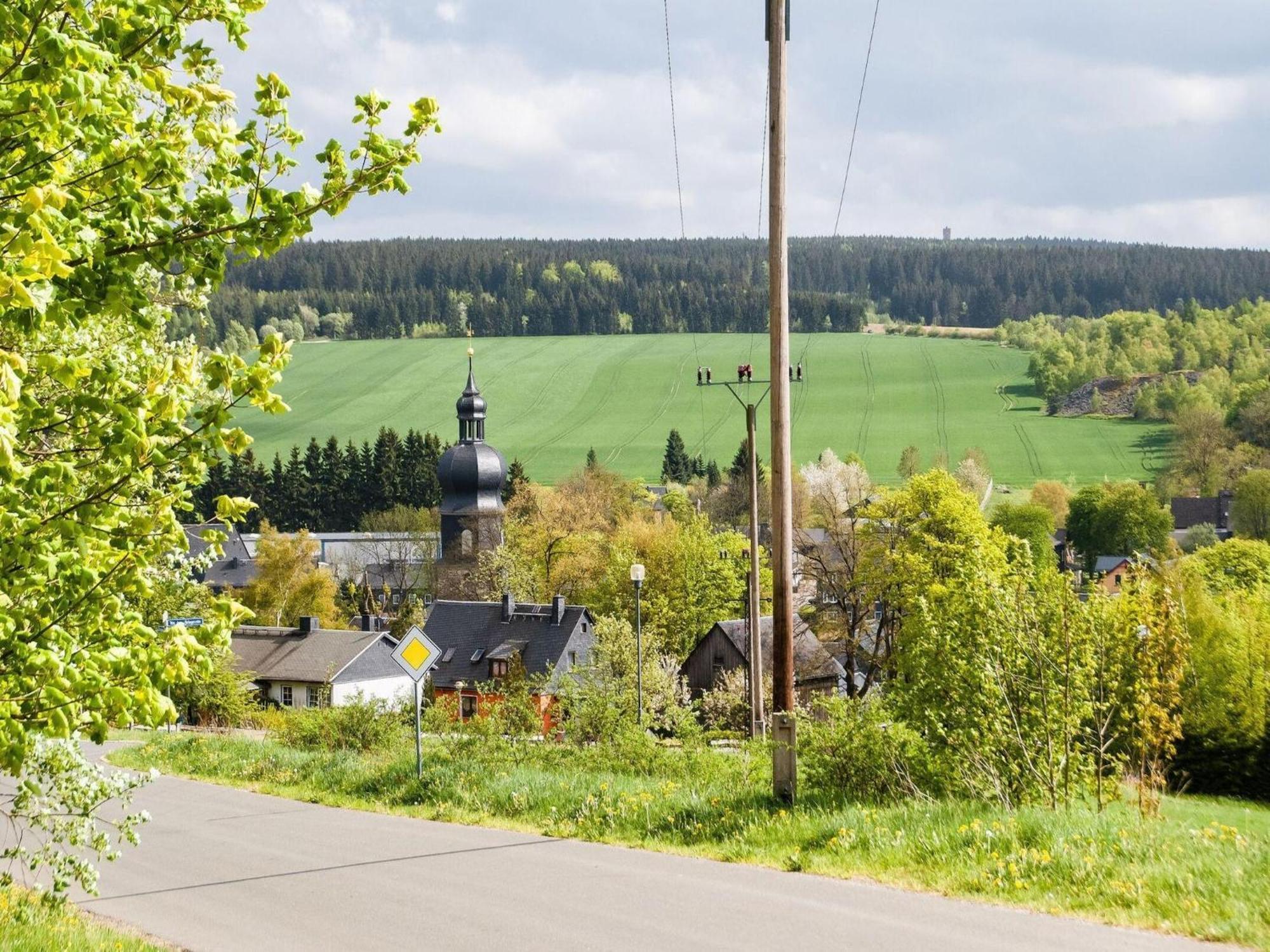 Holiday Home In Neustadt Am Rennsteig With Pond Eksteriør billede